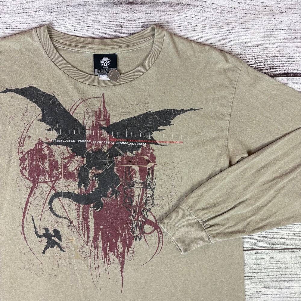 Vintage Y2k World of Warcraft JINX Long Sleeve Video Game Shirt